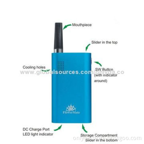 Dry Herb Vaporizers, Flowermate Vapormax V, 2,600mAh Battery Capacity